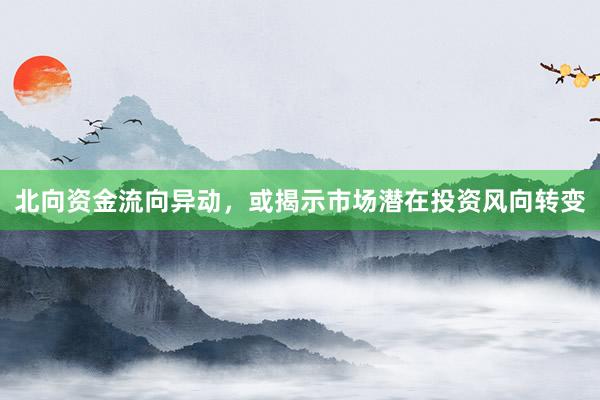 北向资金流向异动,或揭示市场潜在投资风向转变