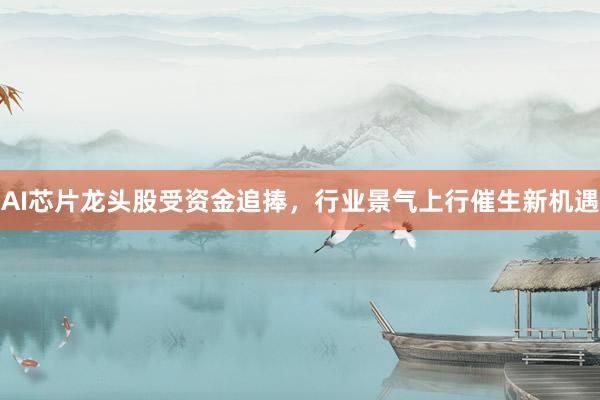 AI芯片龙头股受资金追捧，行业景气上行催生新机遇