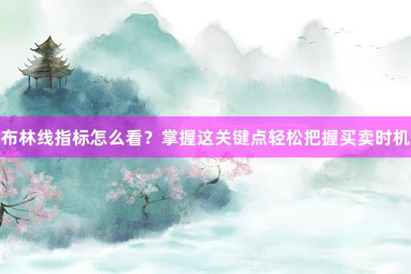 布林线指标怎么看？掌握这关键点轻松把握买卖时机